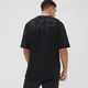 T-shirt oversize con MP Grit Graphic da uomo - Nera