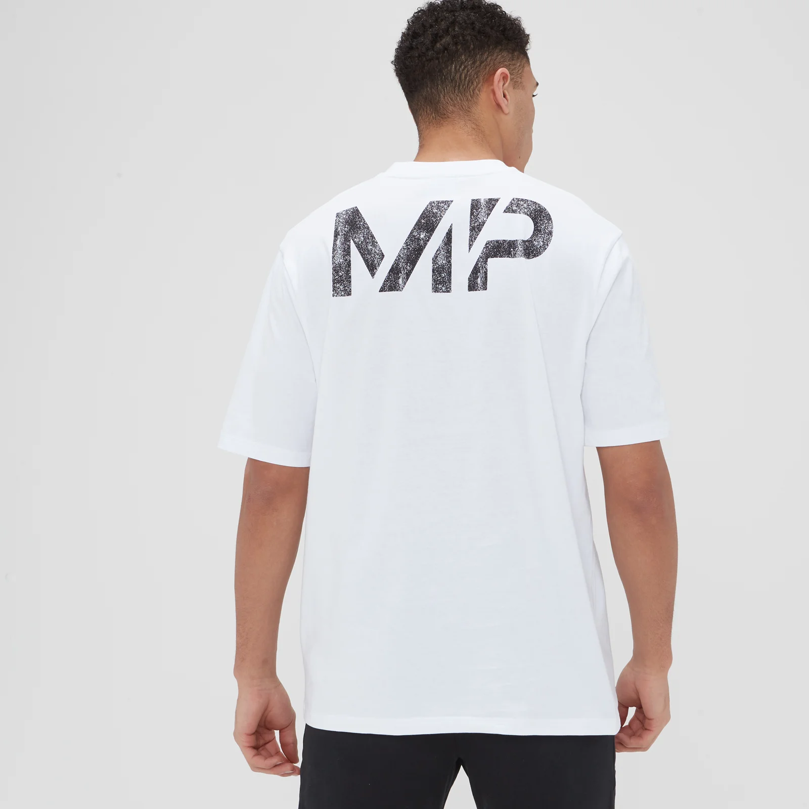 T-shirt oversize con MP Grit Graphic da uomo - Bianca - XXS Immagine 1