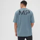 T-shirt oversize con MP Grit Graphic da uomo - Pebble Blue