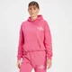 Felpa con cappuccio MP Training Club da donna - Rosso fragola
