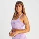 Reggiseno sportivo senza cuciture MP Shape - Viola tie-dye