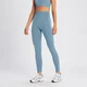 Leggings a costine senza cuciture MP Tempo da donna - Blu Graphine