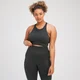 Reggiseno sportivo senza cuciture MP Tempo Illusion - Nero