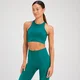 Reggiseno sportivo senza cuciture MP Tempo Illusion - Verde giada