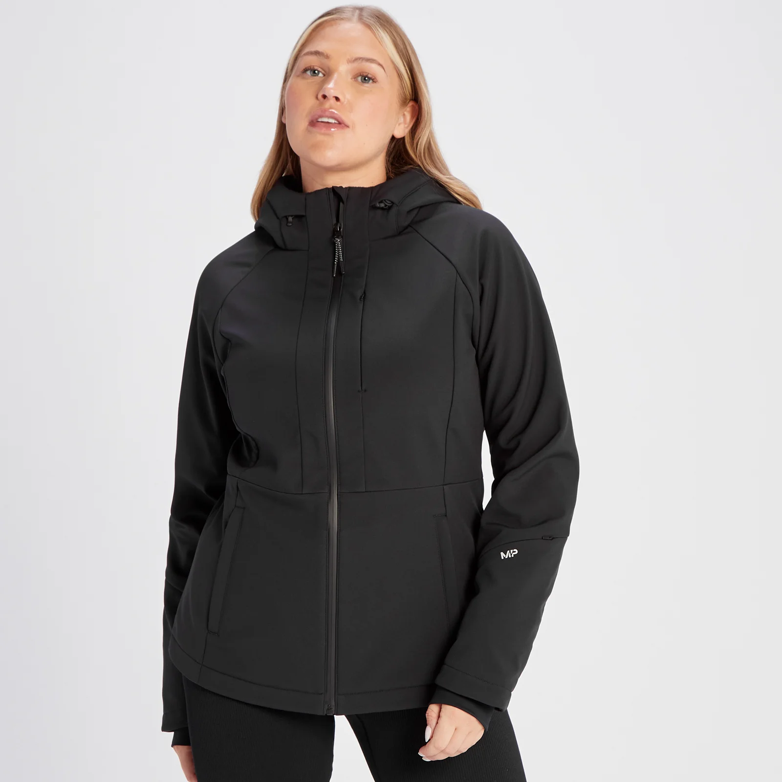 Giacca sportiva soft shell MP Tempo Ultra da donna - Nera - XS Immagine 1