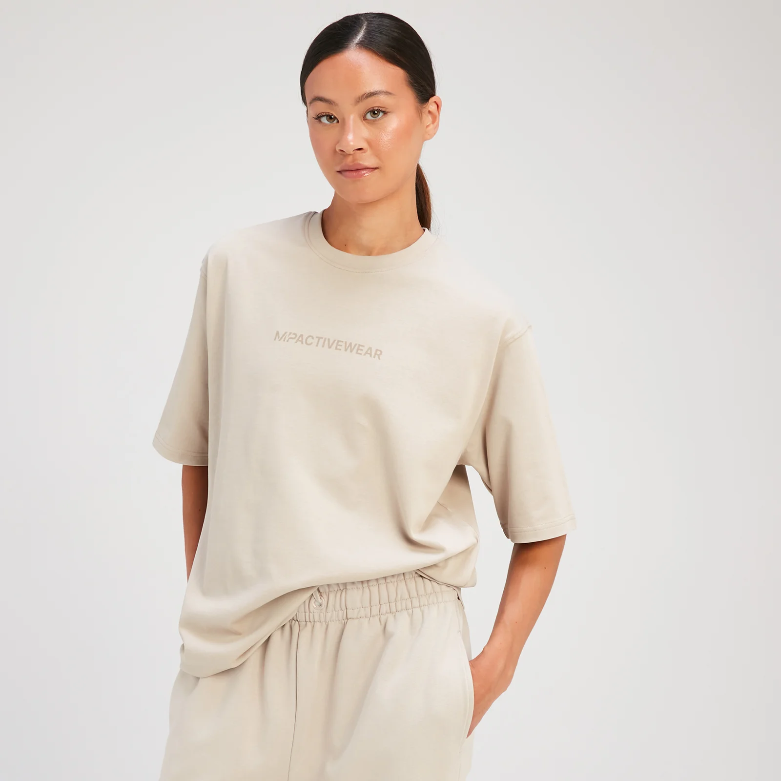T-shirt oversize Rest Day da donna - Grigio Canvas - XS Immagine 1