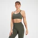 Reggiseno sportivo incrociato senza cuciture MP Rest Day - Verde tortora