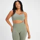 Reggiseno sportivo incrociato senza cuciture MP Rest Day - Tortora scuro