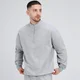 Maglia con cerniera 1/4 MP Rest Day da uomo - Grigio tempesta mélange