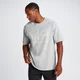 T-shirt oversize in cotone MP Tempo da uomo - Grigio tempesta mélange