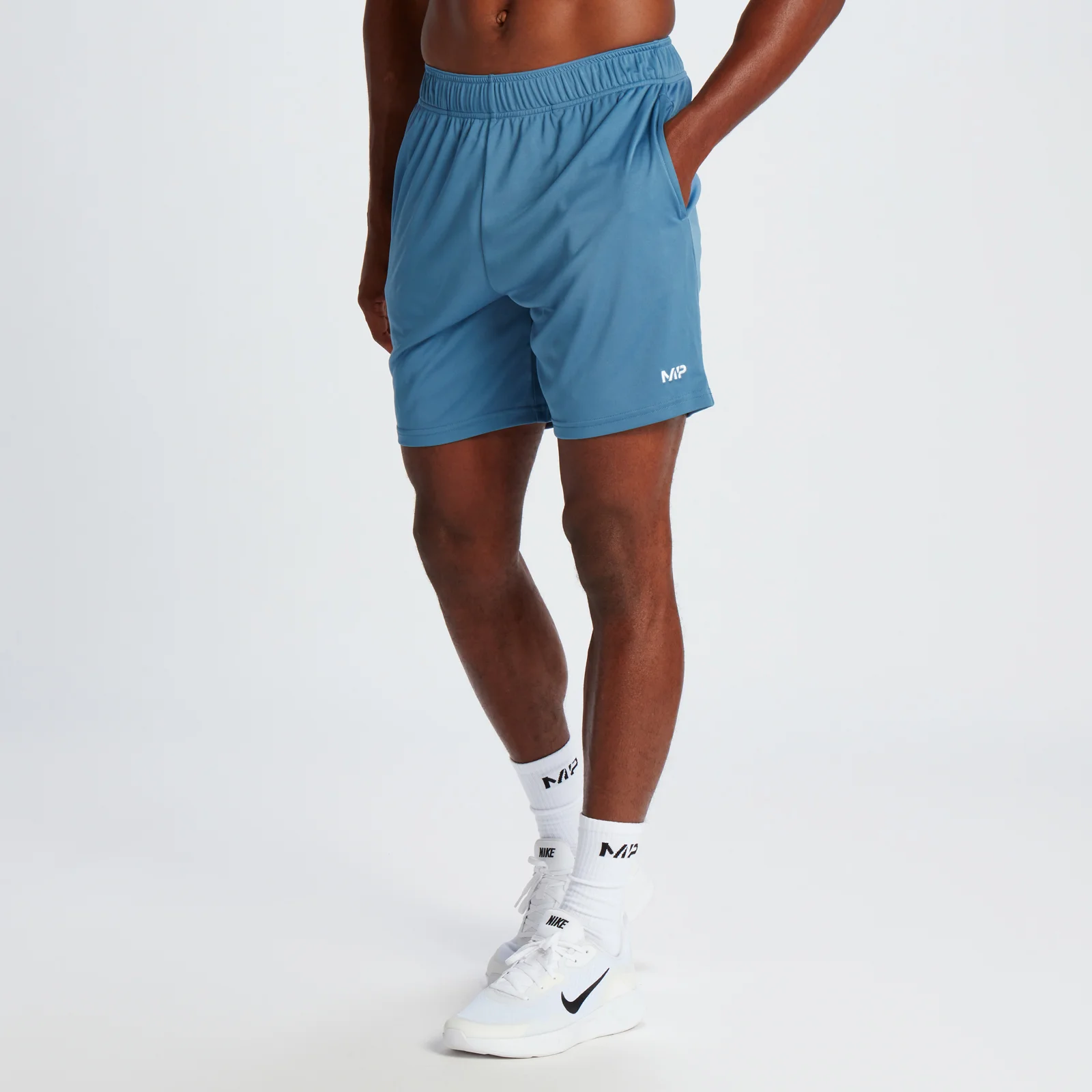 Pantaloncini sportivi leggeri in jersey MP da uomo - Blu grafite - XS Immagine 1