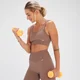 Reggiseno sportivo senza cuciture MP x Tatiana - Nocciola