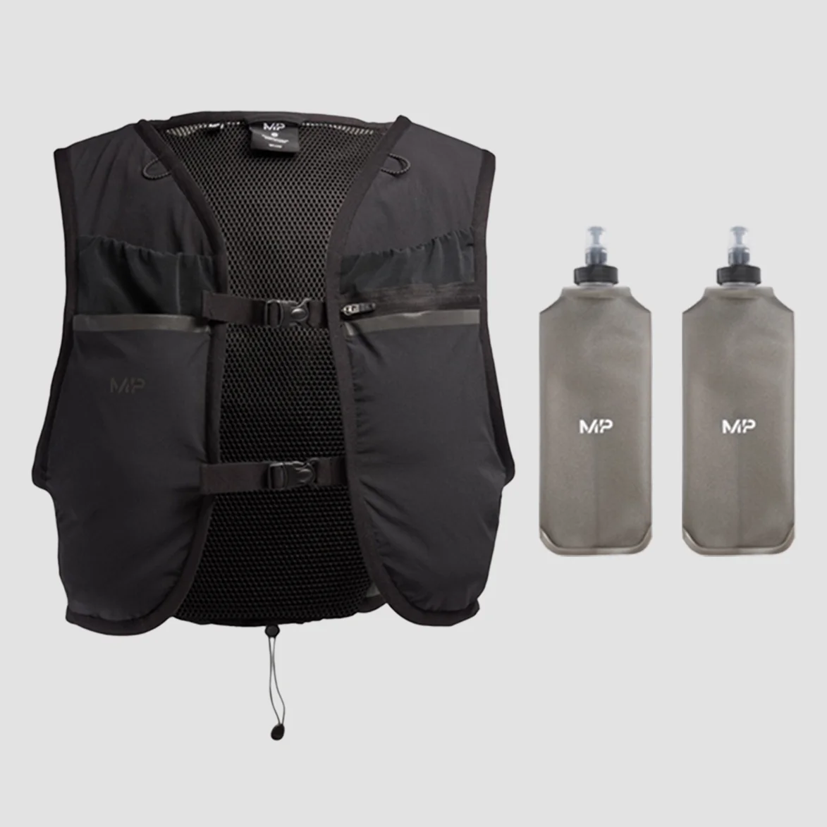 Set Gilet da idratazione MP Velocity Ultra & 2 borracce morbide sportive - S Immagine 1