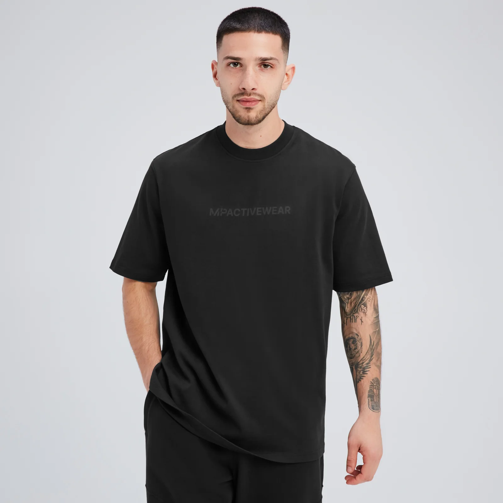T-shirt oversize MP Rest Day da uomo - Nera - XS Immagine 1