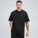 T-shirt oversize MP Rest Day da uomo - Nera
