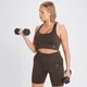 Reggiseno sportivo senza cuciture MP Shape - Caffè