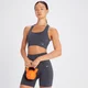 Reggiseno sportivo senza cuciture MP Shape - Grigio grafite