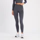 Leggings senza cuciture 7/8 MP Shape da donna - Grigio grafite