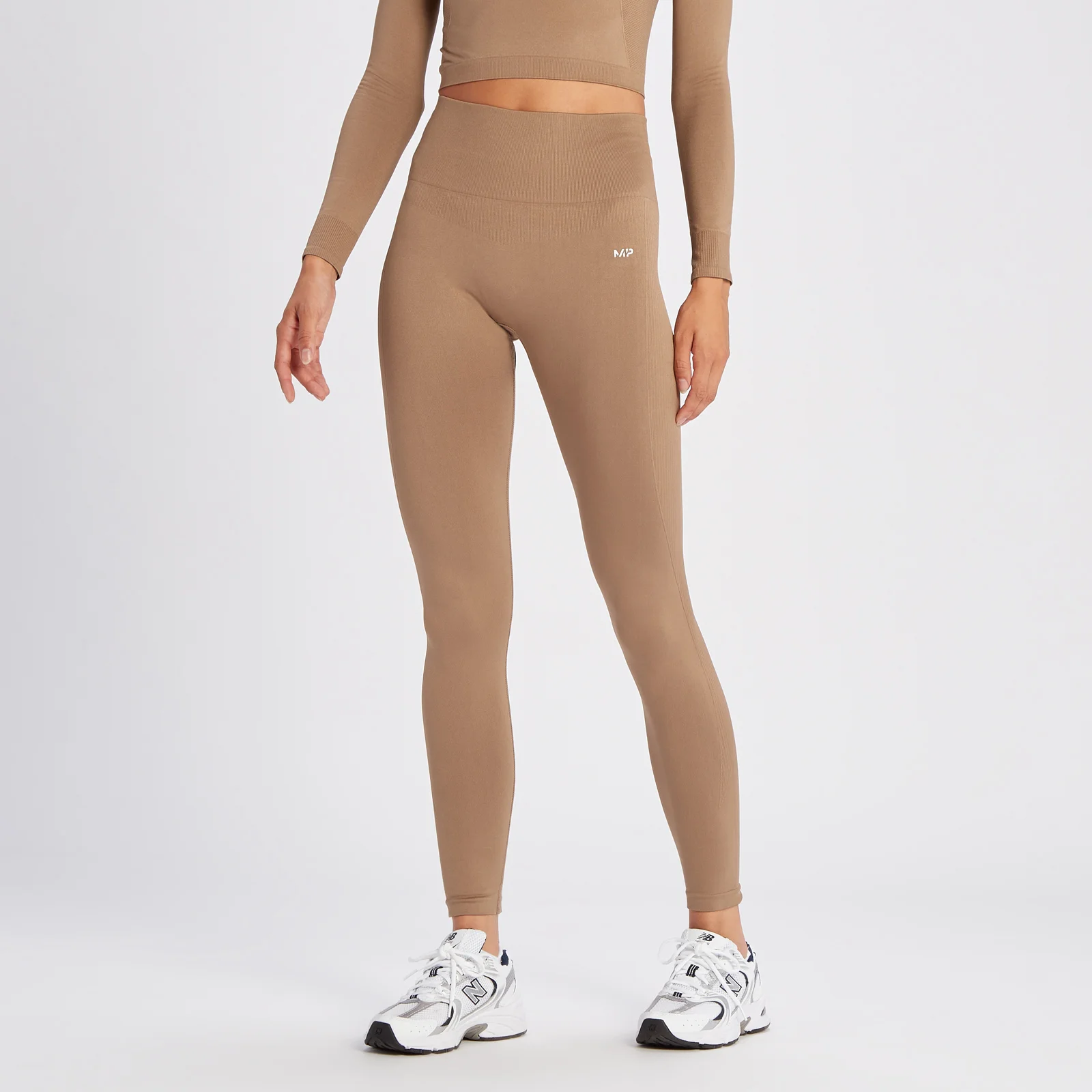 Leggings senza cuciture MP Shape da donna - Toffee - XS Immagine 1