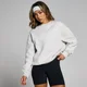 Felpa vestibilità oversize MP Basics da donna - Grigio chiaro mélange
