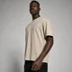 T-shirt oversize slavata MP Tempo da uomo - Stone slavato