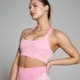 Reggiseno sportivo senza cuciture Geometric MP Tempo Ultra - Blossom Pink