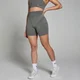 Pantaloncini corti senza cuciture Geometric MP Tempo Ultra da donna - Carbone