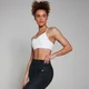 Reggiseno sportivo MP Tempo Abstract - Bianco