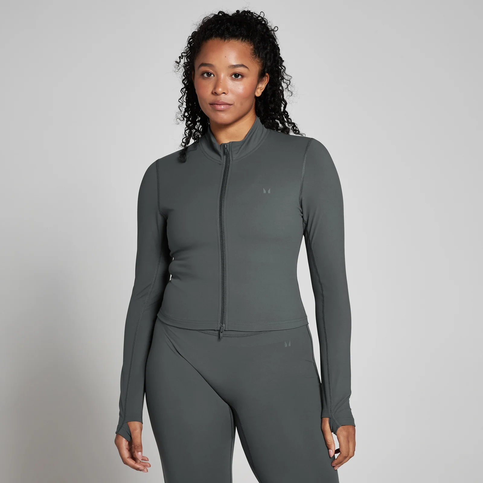 Giacca cropped MP Tempo da donna - Dark Shadow - XS Immagine 1