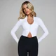Giacca cropped MP Tempo da donna - Bianca