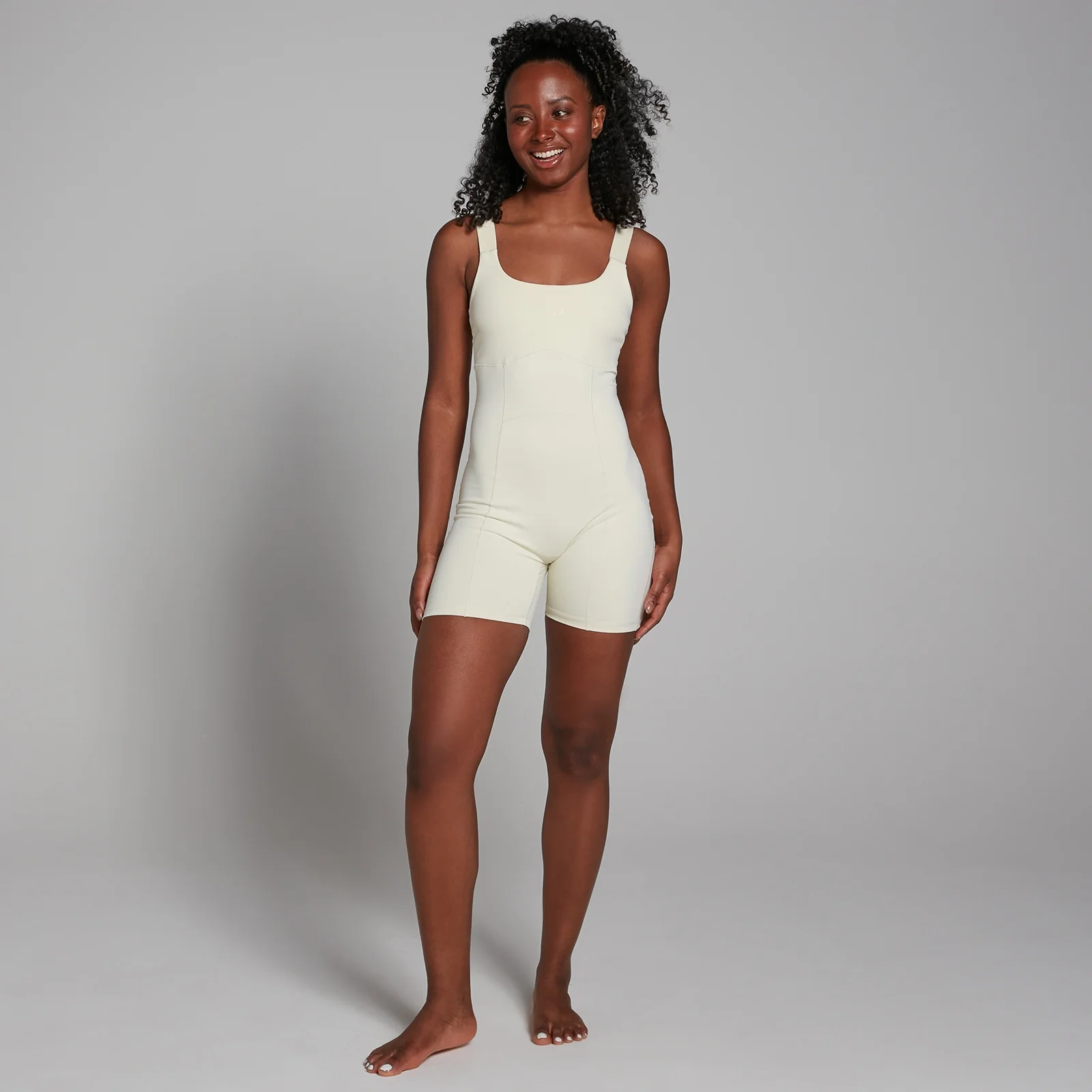 Body con pantaloncino MP Studio da donna - Ecru - XS Immagine 1