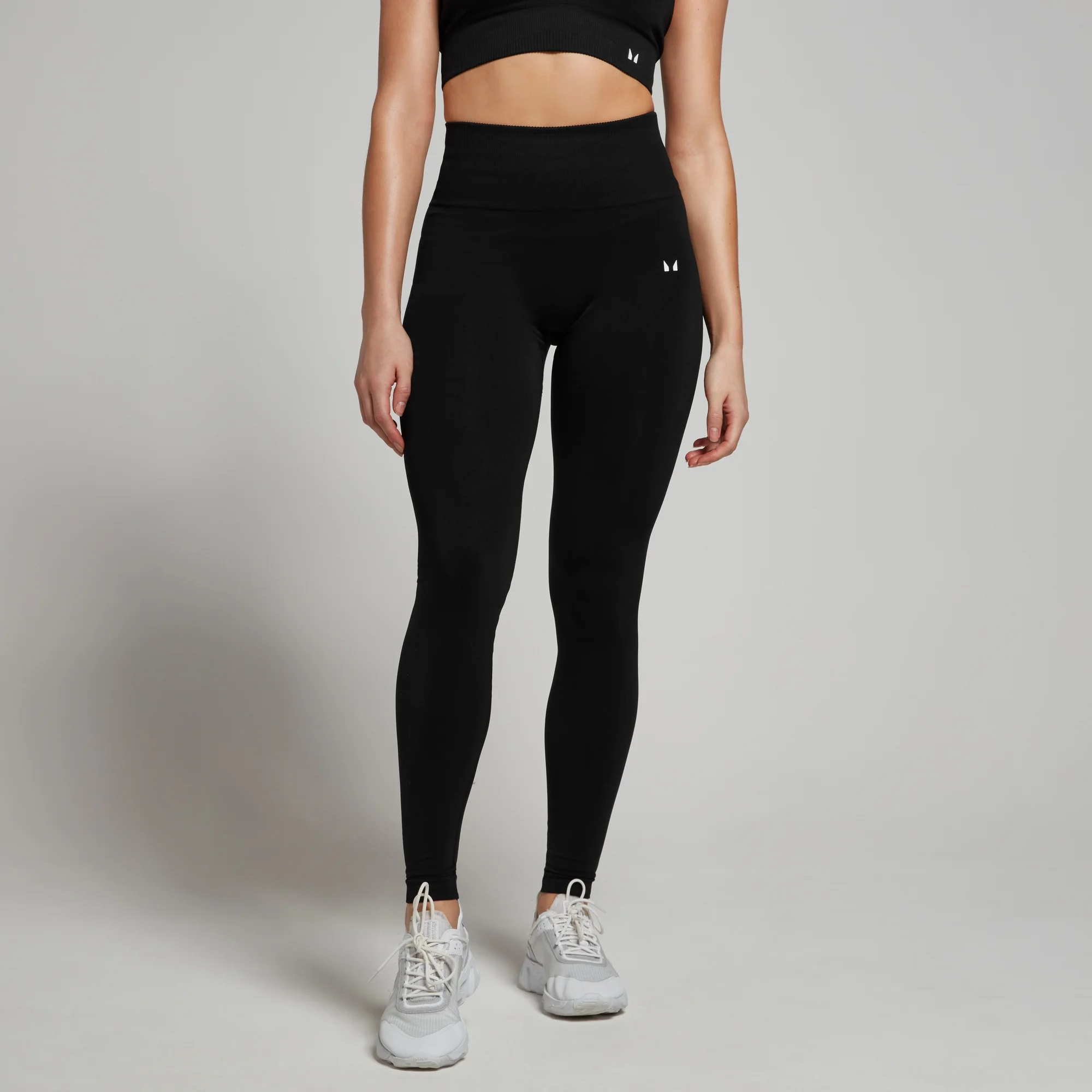Leggings senza cuciture MP Tempo da donna - Neri - M Immagine 1