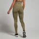 Leggings senza cuciture MP Tempo da donna - Verde oliva chiaro