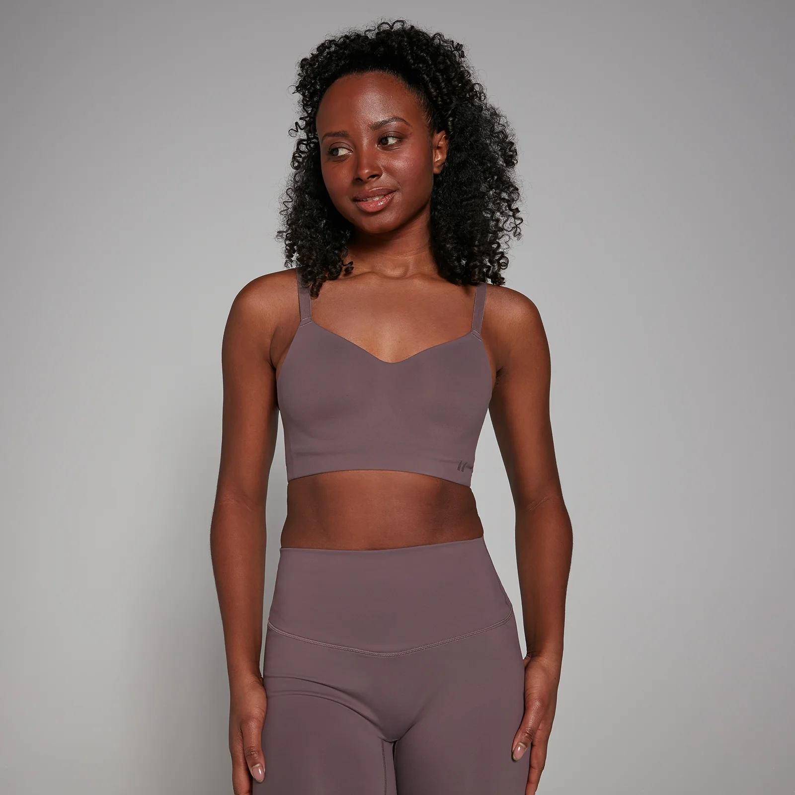 Reggiseno sportivo MP Studio Bonded - Marrone mocha - XS Immagine 1