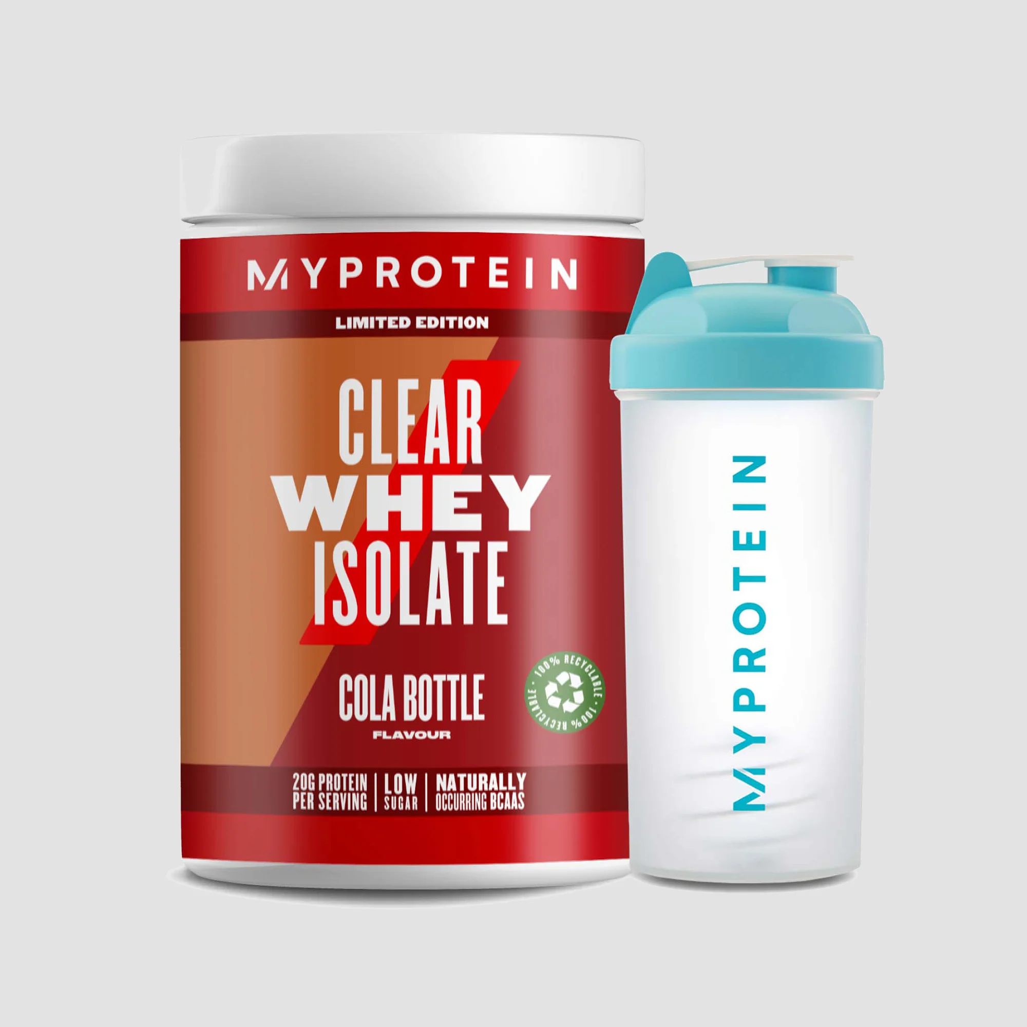 Pacchetto Impact Week - Myprotein Shaker - Clear Whey Protein - Cola Immagine 1