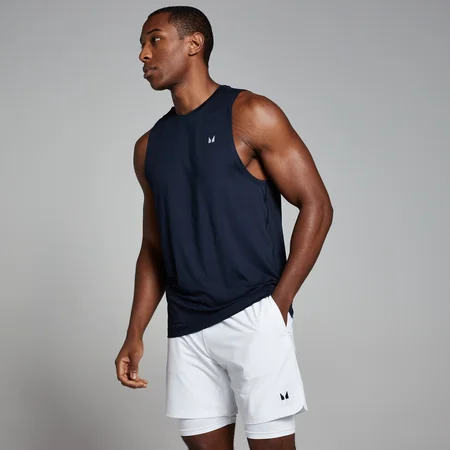 Canotta sportiva MP da uomo - Blu navy