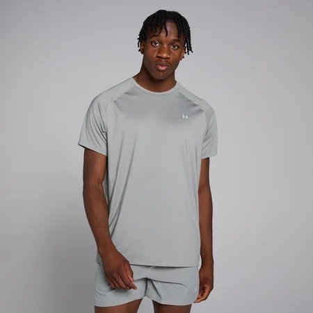 T-shirt sportiva a maniche corte MP da uomo - Grigio tempesta