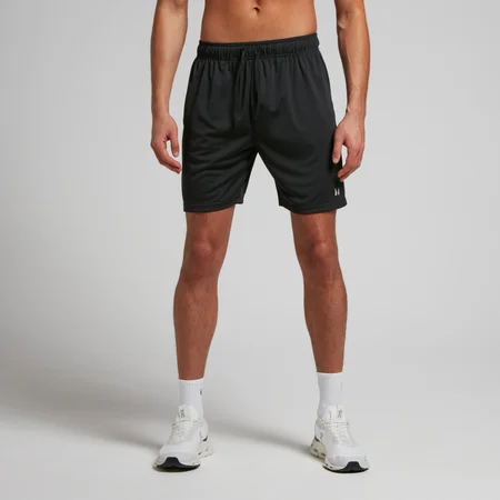 Pantaloncini leggeri 7" sportivi MP da uomo - Neri