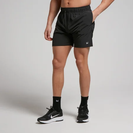 Pantaloncini sportivi in tessuto MP da uomo - Neri