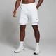 Pantaloncini sportivi 2 in 1 MP da uomo - Bianchi