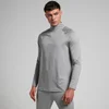 Maglia sportiva con cerniera 1/4 MP da uomo - Grigio tempesta