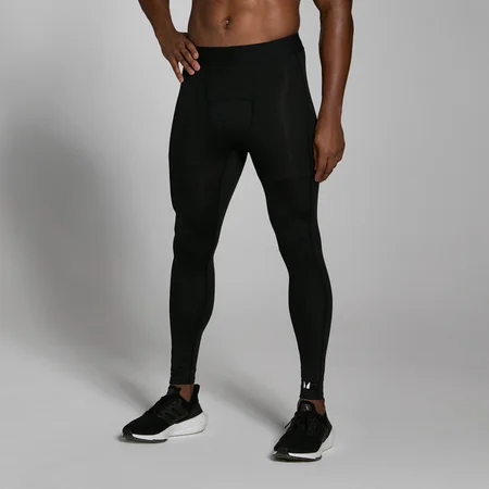 Leggings sportivi attillati MP da uomo - Neri