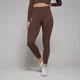 Leggings senza cuciture 7/8 MP Shape da donna - Noce
