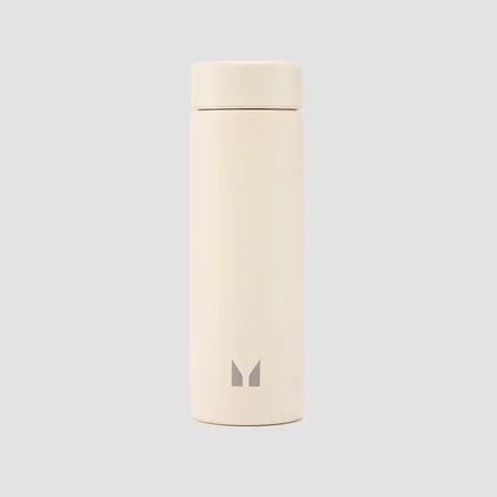 Borraccia grande in metallo riciclato Myprotein - Crema naturale
