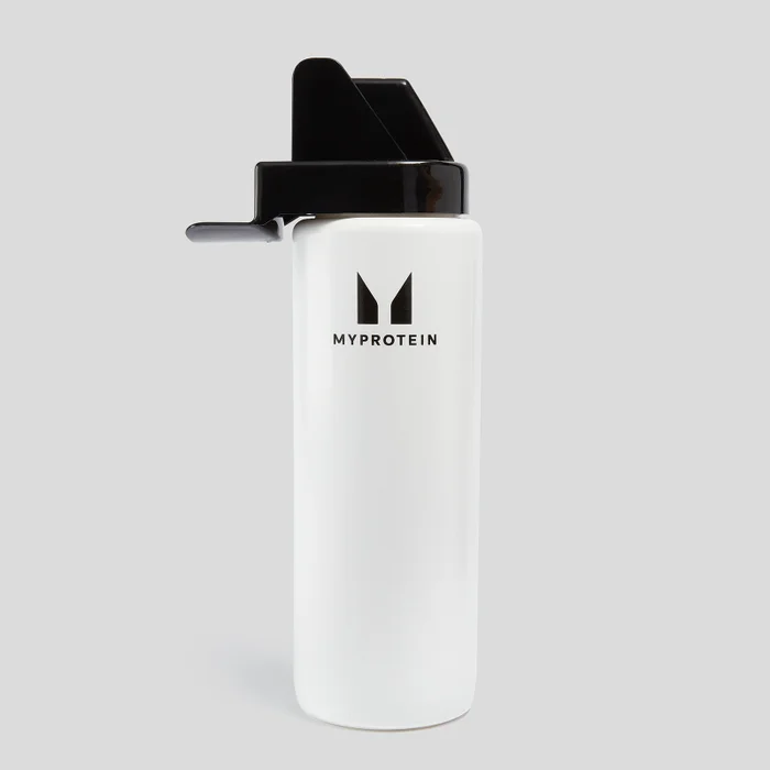 Bottiglia d’acqua sportiva ibrida Myprotein - Trasparente/Nero