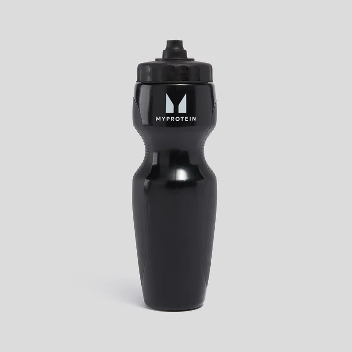 Bottiglia d’acqua con impugnatura in silicone Myprotein - Nera