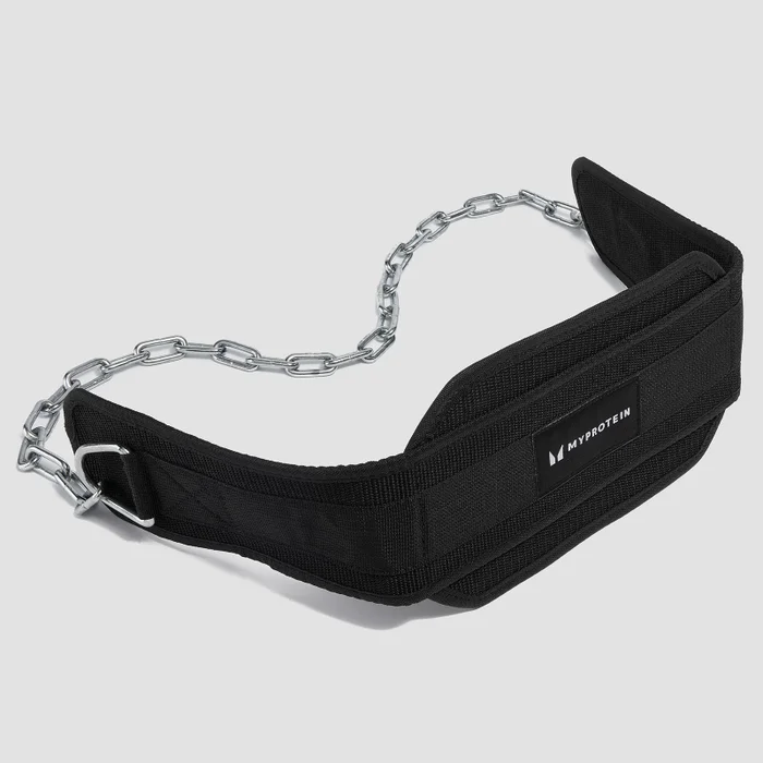 Cintura per aumentare i carichi in nylon MyProtein - Nera
