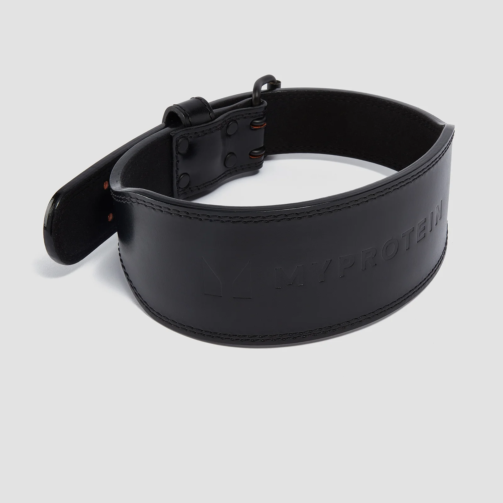 Cintura sollevamento pesi in pelle MyProtein - Nera - Small (23-32 Inch) Immagine 1