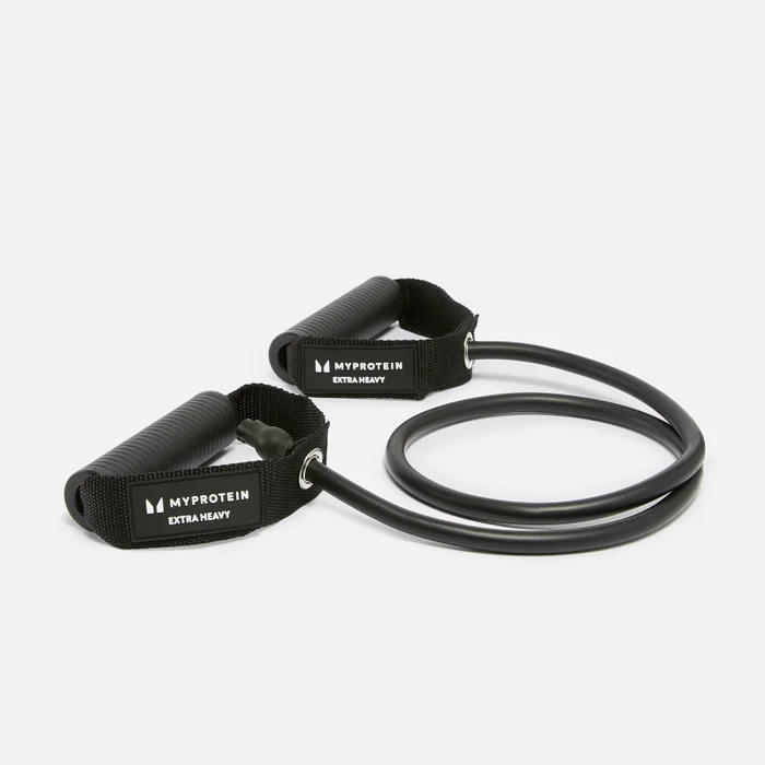 Banda di resistenza con maniglie MyProtein - Extra Pesante - Nero