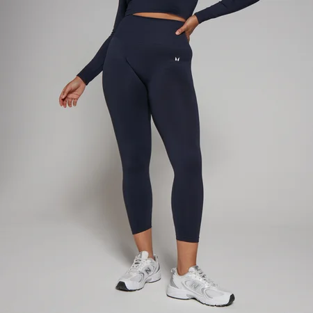 Leggings senza cuciture 7/8 MP Shape da donna - Blu navy